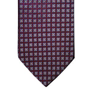 Brooks Brothers 346 Necktie Tie Men's Purple Blue Silver Floral Silk Made in USA